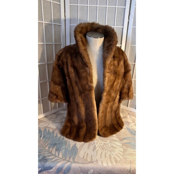 Mink Fur Wrap/ Shawl - Picture 9 of 13